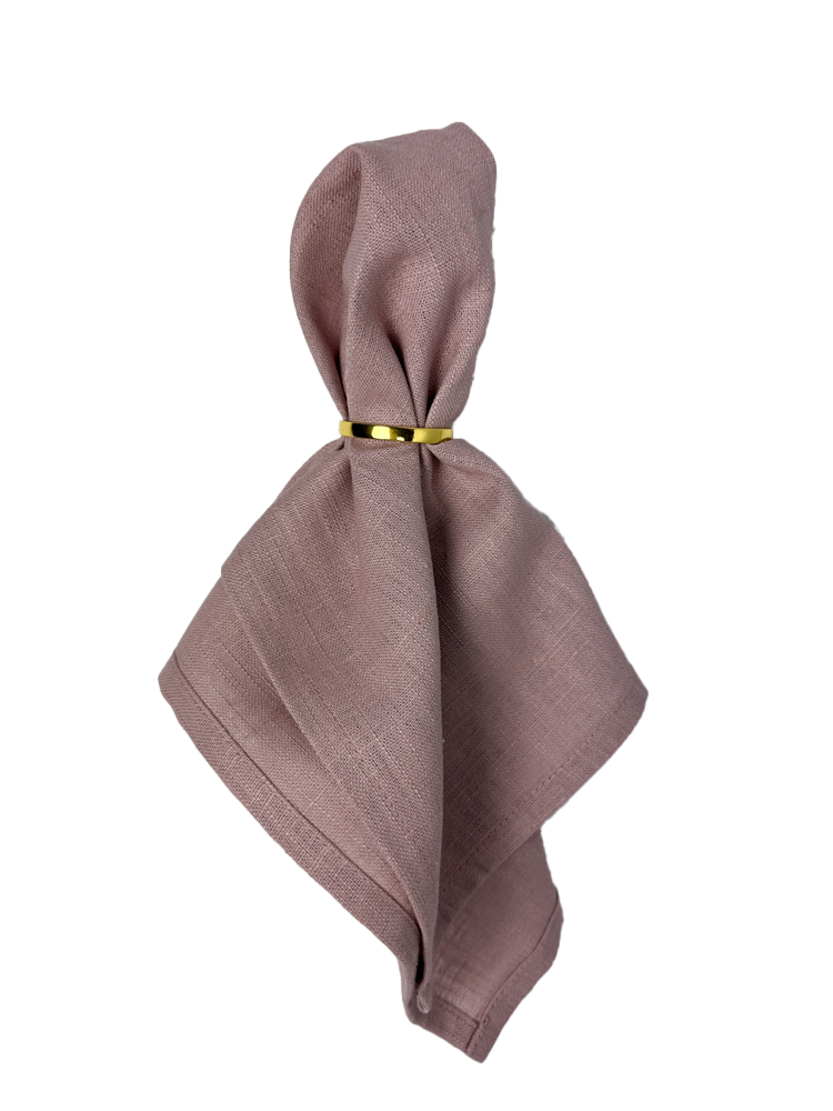 Leinenserviette altrosa