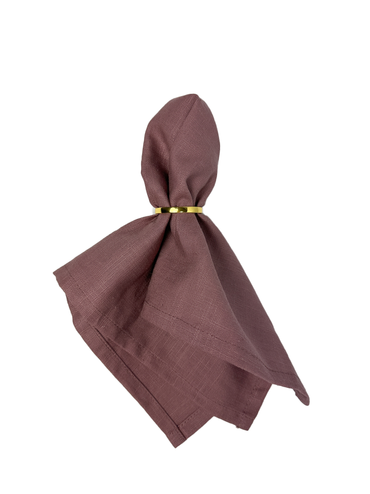 Leinenserviette mauve