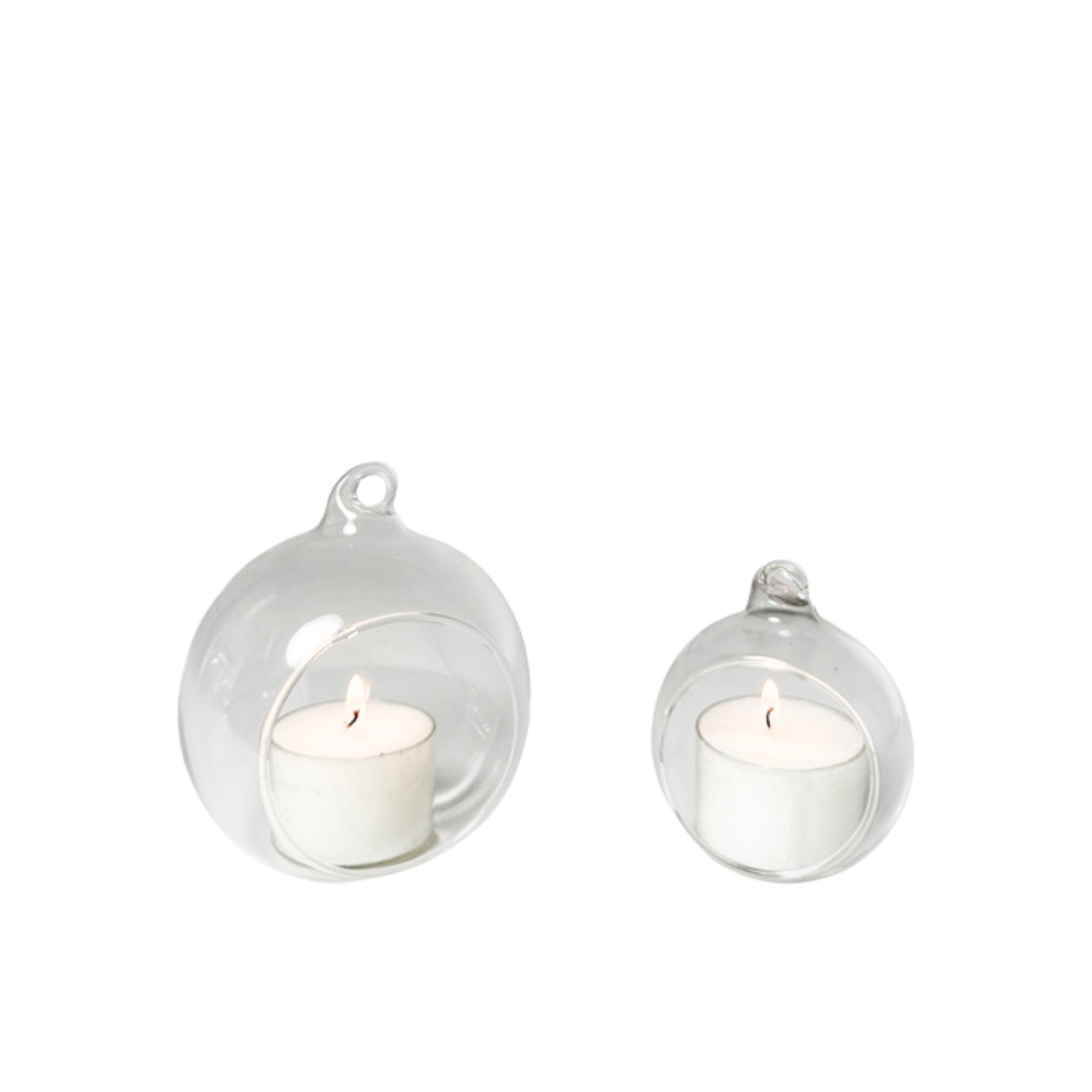 Teelichthalter Glaskugel