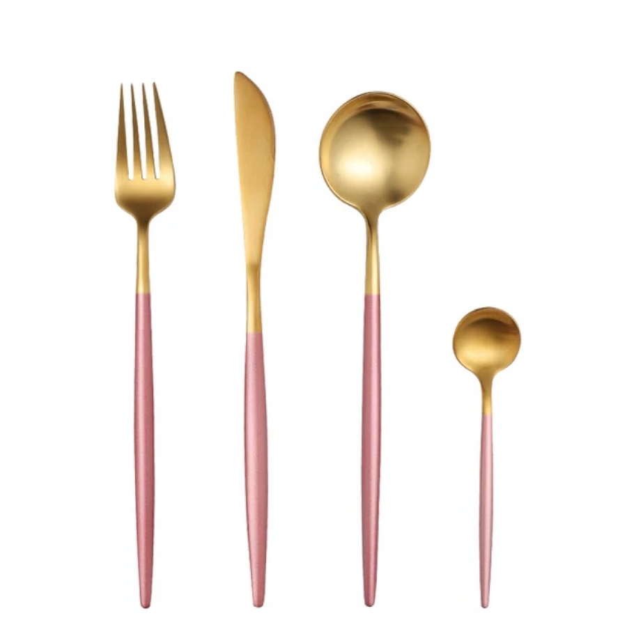Besteck Stilleto rosa-gold matt