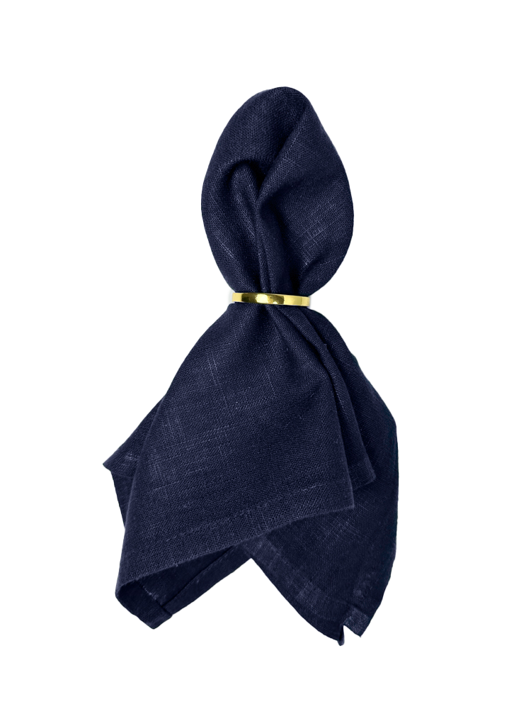 Leinenserviette marine